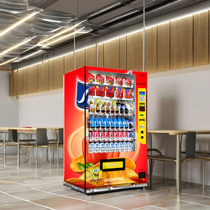 Bánh mì kẹp thịt Châu Âu và burritos Máy bán hàng tự động cho thuê với SDK tùy chỉnh khả năng hấp thụ Hệ thống làm mát-dingshan thương hiệu - Product Image 2