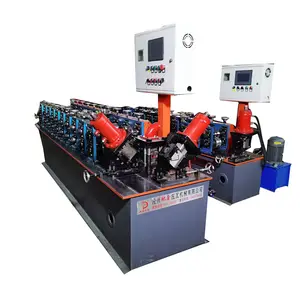 Máquina de formação de rolos de metal e esteira, máquina de formação de rolos de metal, produz vários perfis em uma máquina