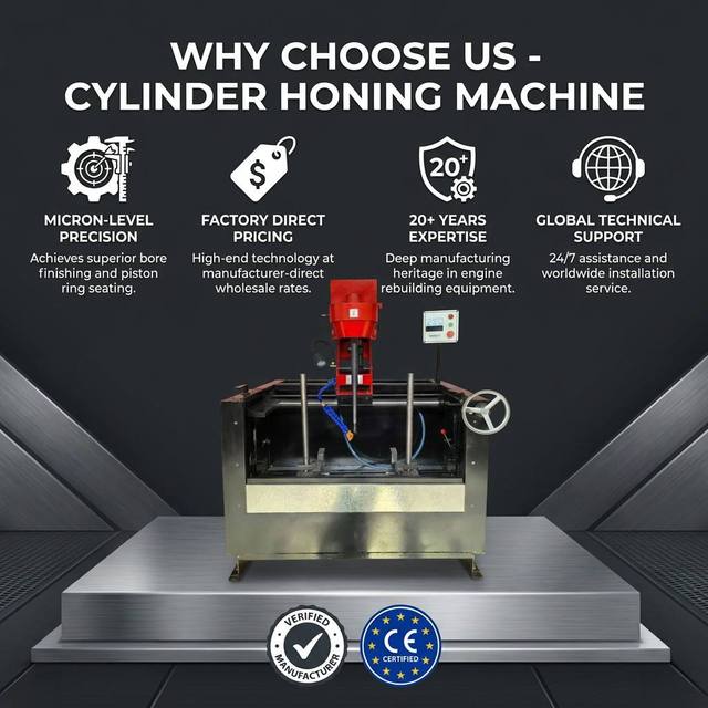 Multi-Functional Cylinder Honing Machine for Motorcycle and Car Engine Repair with Professional Honing Tools