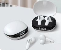 Écouteurs antibruit JS81 avec boîte de charge, écran LED, micro, mains libres, sans fil, Bluetooth, intra-auriculaires, pour la plupart des smartphones