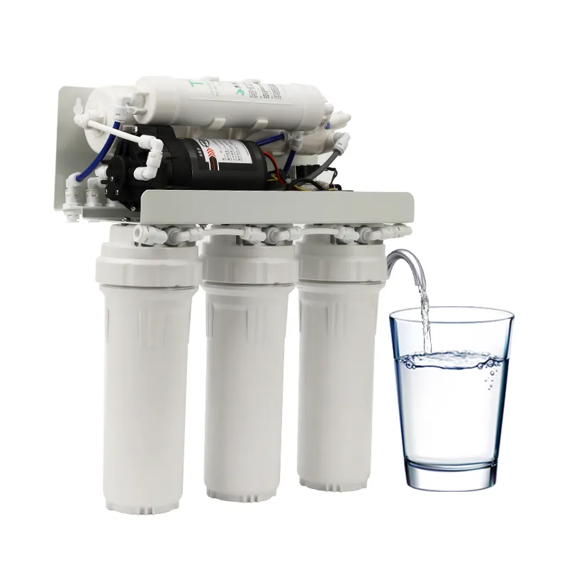 家庭用フィルターシンクコンパクト浄水器5段ROシステム価格家庭用