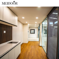 Maison préfabriquée de luxe de 40 pieds Petites maisons modulaires préfabriquées Conteneur pomme Cabine Maisons d'hôtel