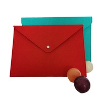 Porte-documents en feutre personnalisé avec logo imprimé, durable, format A4 A5, pour le bureau, la maison, l'école, la papeterie