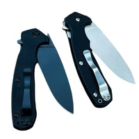 Couteau pliant personnalisé en acier D2, manche G10, lame pointue, couteau de poche pour le camping