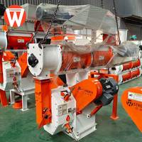 Machine à granulés d'aliments pour animaux Strongwin à anneau haute pression, haute productivité, capacité 1-4t/h, granulés de 1,5-12mm, 380V, état neuf