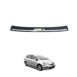 Pare-chocs arrière Step Guard Véhicule Injection Noir Avec Design En Acier Inoxydable TXR Pièces Extérieures pour Toyota <span class=keywords><strong>prius</strong></span> <span class=keywords><strong>Zvw40</strong></span> 41 2012- - Product Image 2