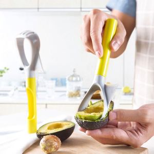 Éplucheur d'avocat 5-en-1 écologique, en plastique, compatible lave-vaisselle, outil de dénoyautage et d'épluchage, accessoires de cuisine - Product Image 6