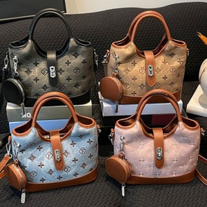 2026 New Retro Embroidery Ladies Handbag Multi-use Crossbody Bag With <b>Small</b> Round <b>Purse</b> Fashion Daily Women Shoulder Tote Bag - Product Image 4