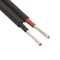 Cable Solar Fotovoltaico H1Z2Z2-K EN50618, Resistente a los Rayos UV, Doble Aislamiento XLPE, Cable Fotovoltaico Rojo y Negro DC IP67 para Panel Solar