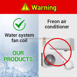 Bobina de ventilador oculta Horizontal Agua refrigerada Montado en el techo 220V Fcu Fancoil Unidad de bobina de ventilador para calefacción y refrigeración - Product Image 2