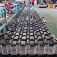 Tuile en PVC, plaque de PVC, tuiles en PVC pour toitures, tuile de toiture en résine synthétique, entreprise de fabrication de tuiles en Chine