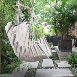 <span class=keywords><strong>Hamac</strong></span> Portable à corde suspendue de couleur blanche, <span class=keywords><strong>siège</strong></span> de balançoire, pour Patio, Camping, chaise d'extérieur - Product Image 5