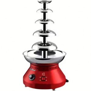 Fontaine à chocolat commerciale compacte pour la maison, 4-5 niveaux, moteur sans balais, double tension 220-110V, garantie 1 an - Product Image 3
