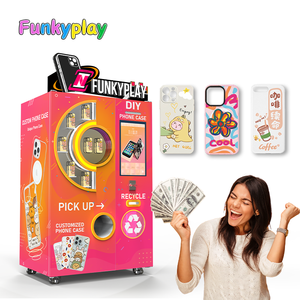 Impresora UV de Autoservicio Funkyplay de Alta Calidad, Máquina de Impresión de Carcasas de Teléfono DIY, Máquina Expendedora de Impresión de Carcasas de Teléfono Móvil - Product Image 1