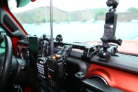 Support de téléphone, GoPro, microphone CB et appareils photo DSLR pour Jeep Wrangler