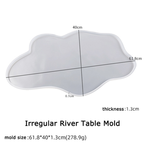 Rectangle Résine Epoxy Rivière Table Top Résine <span class=keywords><strong>Silicone</strong></span> Moule Grand Coran Résine Epoxy - Product Image 6