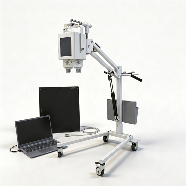 All-in-One Portable X-Ray Machine for Veterinary & Human Use Reusable Mobile X-Ray System for Houspital Application