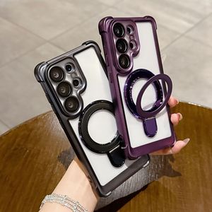 Funda Protectora Transparente con Soporte Magnético para Samsung S26, Nueva Funda para Samsung <span class=keywords><strong>Galaxy</strong></span> S26 S25 S24 Ultra Plus - Product Image 6