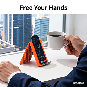 Nuovo Supporto Flessibile Pieghevole in Silicone 2026, Universale per Tablet/Laptop, Supporto Creativo da Viaggio per Smartphone - Product Image 5