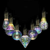 Populaire Led Edison bar décoration de scène 3D feux d'artifice effet d'éclairage lampe ST64 coloré 4W outil E27 universel vis Durable ampoule