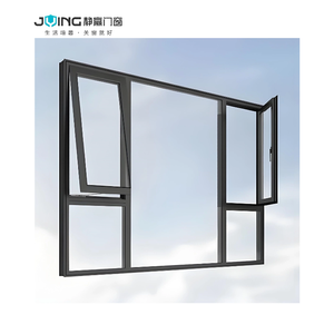 JYing 심플한 디자인 발코니에 알루미늄 창문이있는 3 층 유리 방수 및 차양 천막 - Product Image 2