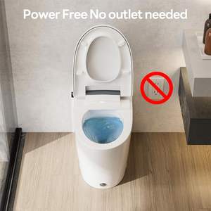 CASTA DIVA CD-W10V toilette intelligente allongée Bidet siège chauffant télécommande Siphon rinçage ADA confort hauteur air intégré - Product Image 6
