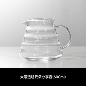Jarra de Vidrio para Servir Café de 450ml/500ml, con Espiral Acanalado, Juego de Gotero, Filtros de Papel V02, Transparente/Negro, Resistente al Calor - Product Image 5