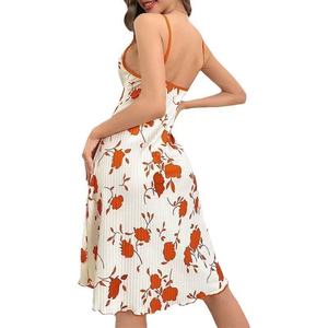 European and American cross-border sexy casual slip <b>dress</b> with heart print, high-end comfortable loungewear <b>dress</b> - Product Image 5