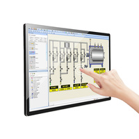 Écran tactile industriel de 15, 17, 19, 21,5, 27, 32, 43 pouces, Win10, I3, I5, Android, écran tactile capacitif, moniteur LCD avec Google Play