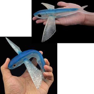 <span class=keywords><strong>Leurre</strong></span> de pêche en plastique souple de 17cm et 21cm, chaîne de marguerites, barre de thon, poisson volant balistique - Product Image 5