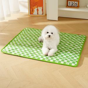 Summer Cool Hunde bett mit abnehmbarem Oxford Cloth Cat Cold Pad Dünnes Haustier Gel Pad für Komfort und Entspannung - Product Image 1