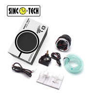 Nuovo Strumento di Modifica Colorato SINCO TECH IS504 per Auto Universali 12V, Misura Boost, Temperatura Acqua, Temperatura Olio, Pressione Olio, Voltaggio