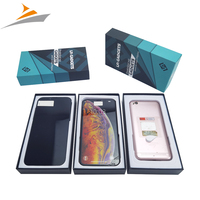 Couvercle de boîte de téléphone portable de smartphone de taille personnalisée et boîte d'emballage en carton vide de base pour Iphone/téléphone portable