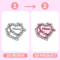 Broches en émail de la série Girly, badges métalliques à motif de dessin animé mignon, broches magnétiques à fermoir papillon pour la décoration de chapeaux et de vêtements