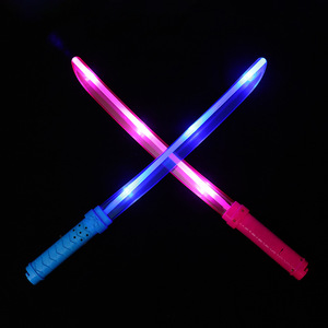 Espada Samurai de Juguete de Plástico con Luz y Sonido para Niños de 5 a 7 Años, Unisex, Ideal para Puestos de Mercado Nocturno - Product Image 2