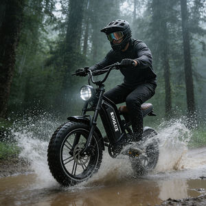 KOOLUX X9mini Dropshipping VARUN Vélo Électrique à Pneus Larges 16 pouces, Autonomie 65 km, 500W, 25 km/h, Suspension Intégrale, Stream Crossing, Entrepôt UE - Product Image 3