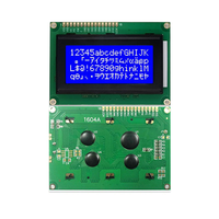 Layar Dot Matrix 1604A Ramah Anggaran dengan Lampu Latar yang Dapat Disesuaikan, Modul LCD Kontrol Industri dengan Penggerak ST7066