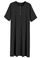 Vente d'usine robes de nuit pour femmes chemise de nuit en bambou robe de nuit en coton pour femmes robe de nuit en coton modal pour femmes