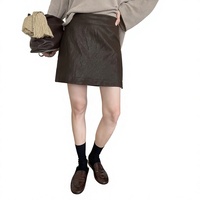 HOO Nouvelle Collection Automne – Culottes Élégantes Femme Taille Empire Style Français avec Fermeture Éclair Latérale et Fil Métallique Anti-Plis pour le Quotidien BQA5200