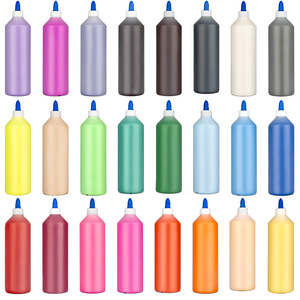 Giorgione – Lot de 24 couleurs de <span class=keywords><strong>peinture</strong></span> <span class=keywords><strong>acrylique</strong></span> en gros de 500 ml pour la coloration de poupées en plâtre et le graffiti DIY pour enfants - Product Image 6