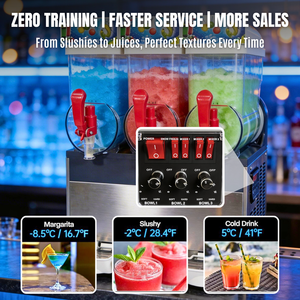 Máquina Comercial de Granizados Instantáneos para Venta de Limonada Congelada, Lista para Usar en Carritos de Comida Callejera y Kioscos - Product Image 4