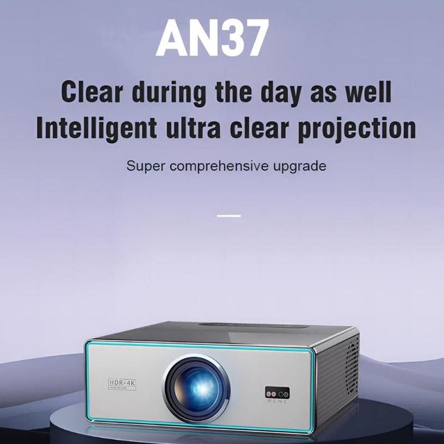 Ceiling Projector 1080P Cinema 4K Android Smart with LED 1000 Lumens & Speakers Best Image Quality App Download