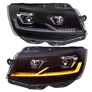 ชุดไฟหน้ารถยนต์สำหรับ V-W คาราเวล T6หลายตัวดัดแปลง6000K ไฟวิ่งกลางวันสัญญาณไฟเลี้ยวใหม่ตามลำดับ - Product Image 1