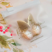 Sac à fermeture éclair en PVC recyclable avec logo personnalisé, imprimé à l'écran, pour bijoux, colliers, lunettes, bracelets - Petit emballage transparent
