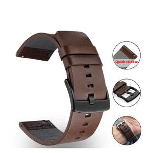 Correa de Reloj de Cuero de Liberación Rápida Upro de 18 mm, 20 mm, 22 mm, 24 mm para Reloj Samsung 7 de 40 mm, 44 mm, Accesorios Universales para Relojes Inteligentes - Product Image 2