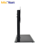 Support d'écran pour ordinateur de bureau, support de télévision pour écran unique de 14 à 32 pouces, support de montage pour écran LED LCD en verre trempé