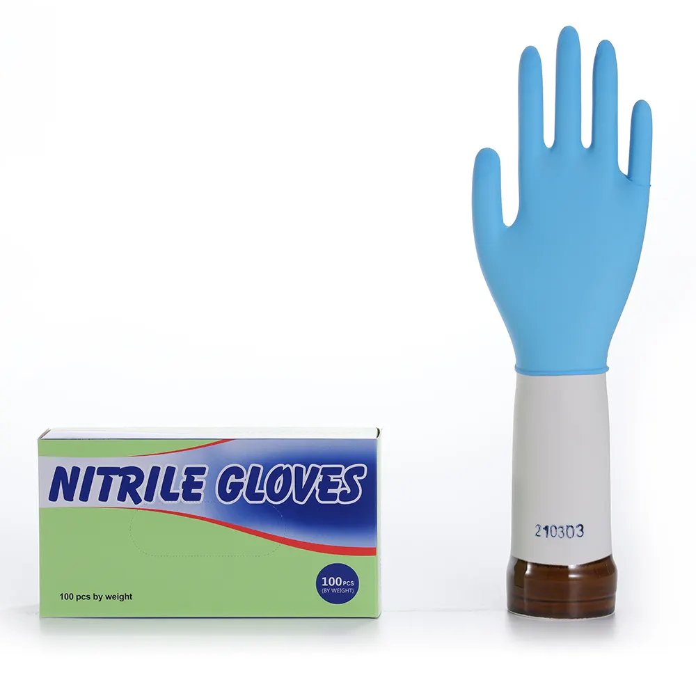 Chemotherapy Equipment Disposable Medical Sterile Surgical Hand Exam Blue Nitrile Chemotherapy Gloves