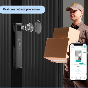 Interphone vidéo intelligent TUYA avec reconnaissance faciale et palmaire, écran 4,5 pouces 1080P, serrure de maison entièrement automatisée avec 2 batteries et 3 caméras - Product Image 3