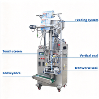 Machine d'emballage liquide automatique à colonne unique et trois soudures latérales pour lessive, sauce salade et miel, vente directe usine