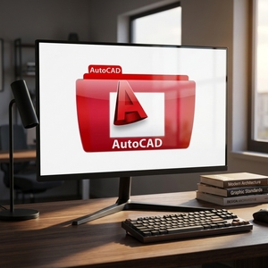 <span class=keywords><strong>AutoCAD</strong></span> Versión Educativa 1 Año 2023 2024 2025 2026 Software de Dibujo y Diseño Asistido por Computadora - Product Image 1